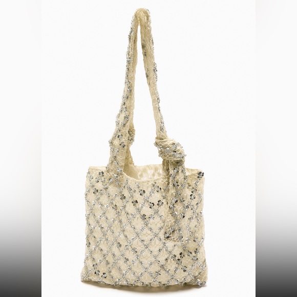 Zara beaded tote bag - Picture 8 of 13